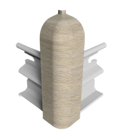 Угол наружный  плинтуса Классик 80мм (уп.2шт.)/Дуб верде 057