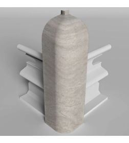 Угол наружный  плинтуса Классик 80мм (уп.2шт.)/Дуб патина 084