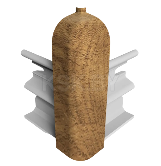 Угол наружный  плинтуса Классик 80мм (уп.2шт.)/Дуб имперский 100