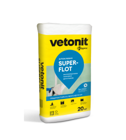Шпатлевка гипсовая Vetonit/Gyproc SUPERFLOT (Для стыков ГСП), 20кг