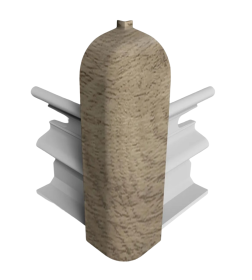 Угол наружный  плинтуса Классик 80мм (уп.2шт.)/Дуб капучино 219