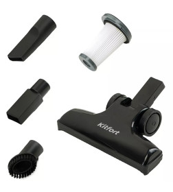 Вертикальный портативный пылесос Kitfort KT-525-1 оранжевый