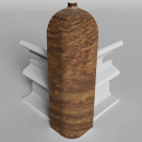 Угол наружный  плинтуса Классик 80мм (уп.2шт.)/Орех 224