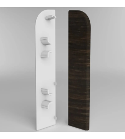 Заглушка торцевая  плинтуса Классик 80мм (уп.2шт.)/Венге 226