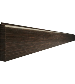 Плинтус вспененный Comfort Классик Софт с мягким краем 80мм 2,2м / Венге 226