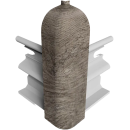 Угол наружный  плинтуса Классик 80мм (уп.2шт.)/Дуб пепельный 401