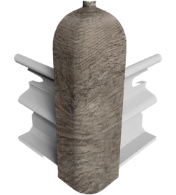 Угол наружный  плинтуса Классик 80мм (уп.2шт.)/Дуб пепельный 401