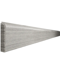 Плинтус вспененный Comfort Классик Софт с мягким краем 80мм 2,2м / Ясень серый 421