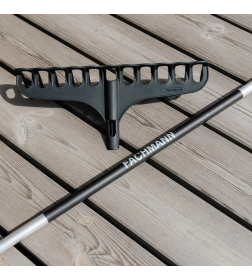 Грабли садовые универсальные плоские с черенком для грунта FACHMANN  05.177