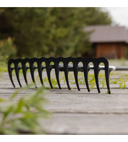 Грабли садовые универсальные плоские с черенком для грунта FACHMANN  05.177