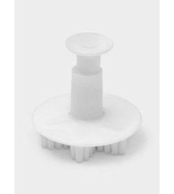 Плунжеры кондитерские новогодние «Снег», набор 3 шт.: d=6.5, d=5, d=3.5 см, пластик, белые Доляна