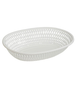 Сухарница "Лукошко" 270х200х60 белая Технопластик