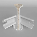 Угол внутренний плинтуса Классик 80мм (уп.2шт.)/Акация 424