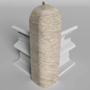 Угол наружный  плинтуса Классик 80мм (уп.2шт.)/Акация 424