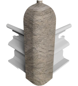 Угол наружный  плинтуса Классик 80мм (уп.2шт.)/Секвойя серая 435