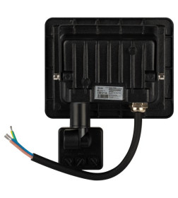 Прожектор светодиод. 30W с регул. ИК датчиком 6500K 2400Лм IP44 черный Эра