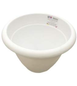 Горшок круглый 7,5л "Классика" белый Технопластик