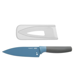 Нож поварской с отверстиями для чистки пряных трав 14 см, голубой 3950106 LEO BergHOFF