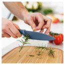 Нож поварской с отверстиями для чистки пряных трав 14 см, голубой 3950106 LEO BergHOFF (3950106) 