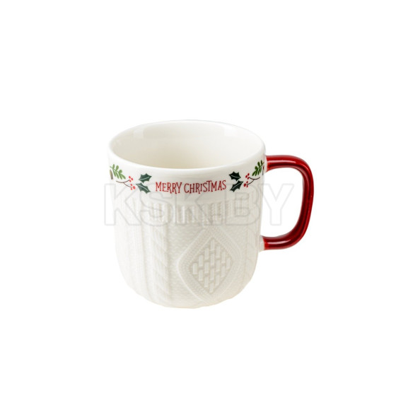 Кружка керамическая "Новогодняя" 345 мл/8,8*9,4 см (B499-SU2069) МИКС (B499-SU2069) 