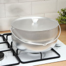 Котелок туристический, 6 л, с крышкой, штампованный алюминий 4790986 (4790986) 