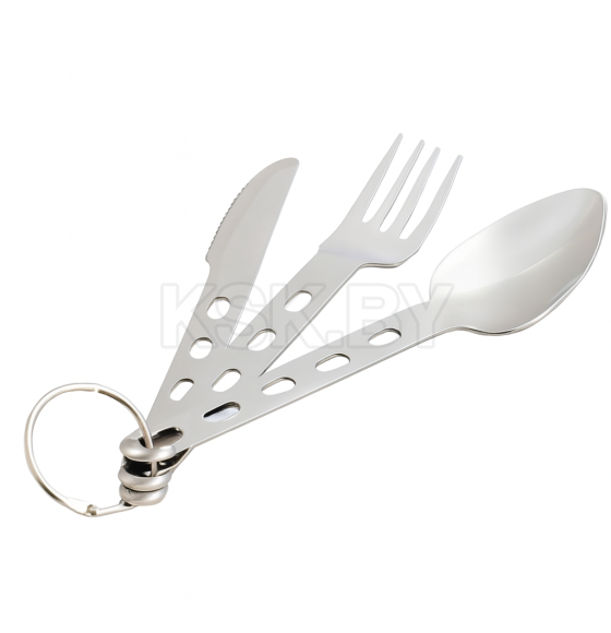 Набор туриста 3 в 1 рукоять с отверстиями с кольцом, 18 см 1277577 (1277577) 