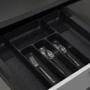 Лоток для столовых приборов 600 PIXEL 540х485мм,черный (117250) 