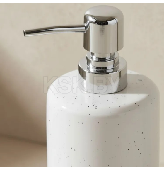 Дозатор для жидкого мыла керамический PERFECTO LINEA OCEANIC SANDS белый 35-175001 (35-175001) 