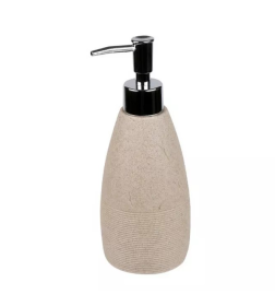 Дозатор для жидкого мыла полирезиновый PERFECTO LINEA YELLOWSTONE бежевый 35-503100