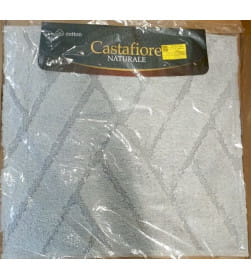 Коврик для в/к VONATEKS "BERLE" из 1-й шт, 60х60 см, серый