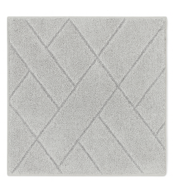 Коврик для в/к VONATEKS "BERLE" из 1-й шт, 60х60 см, серый