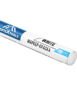 Маркер-краска строительный белый VERTEXTOOLS