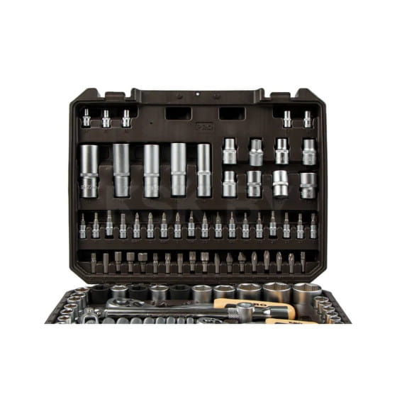 Набор головок и бит 110пр. 1/4",1/2" PRO STARTUL DAKAR (PRO-110DK) 