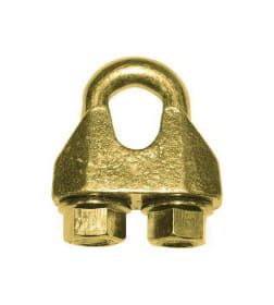 Зажим канатный, усиленный М10, DIN1142 (с этик./1шт)