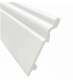 Плинтус напольный UHD Polymer 1 UHD 07/95С, белый, L 2.0м