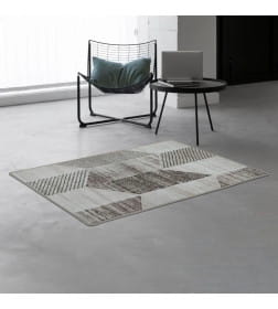 Ковер жаккардовый двухполотный, 21С30-БК/ЭО, размер 0,8*1,5 83285/Folk/26