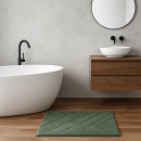 Коврик для в/к VONATEKS "BERLE" из 1-й шт, 60х60 см, тиффани