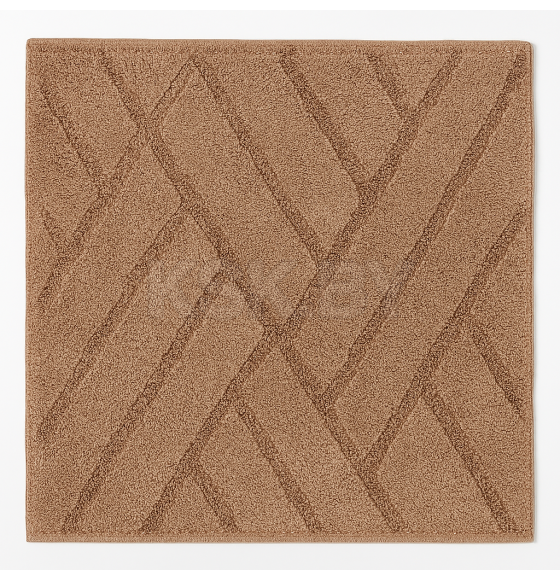 Коврик для в/к VONATEKS "BERLE" из 1-й шт, 60х60 см, капучино