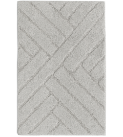 Коврик для в/к VONATEKS "BERLE" из 1-й шт, 60х100 см, серый