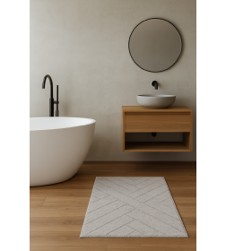 Коврик для в/к VONATEKS "BERLE" из 1-й шт, 60х100 см, серый