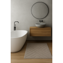 Коврик для в/к VONATEKS "BERLE" из 1-й шт, 60х100 см, антрацит