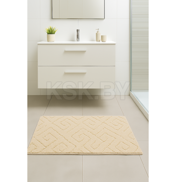 Комплект ковриков  для в/к VONATEKS "TITAN" из 2-х шт, 60х100, 50х60 см, капучино