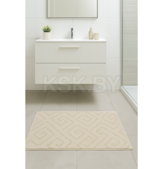 Коврик для в/к VONATEKS "TITAN" из 1-й шт, 60х100 см, кремовый