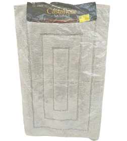 Комплект ковриков  для в/к VONATEKS "RODSLEY" из 2-х шт, 60х100, 50х60 см, серый