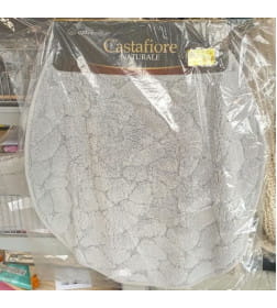 Коврик для в/к VONATEKS "BUZUL" из 1-й шт круглый , 80х80 см, серый