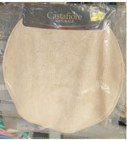 Коврик для в/к VONATEKS "DUZ CUT" из 1-й шт круглый , 80х80 см, капучино