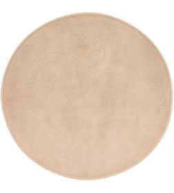 Коврик для в/к VONATEKS "DUZ CUT" из 1-й шт круглый , 80х80 см, капучино