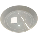 Поддон 230мм для горшков, прозрачный Технопластик