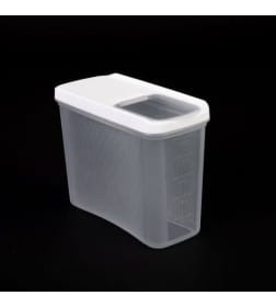 Емкость для сыпучих продуктов "Лайн" 1,5л (белый) М9003