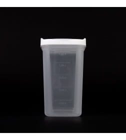 Емкость для сыпучих продуктов "Лайн" 1,5л (белый) М9003